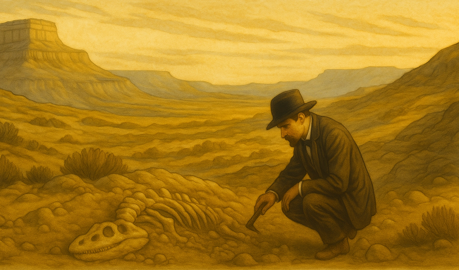 Edward drinker cope como bluff dinosaur discovery nraf